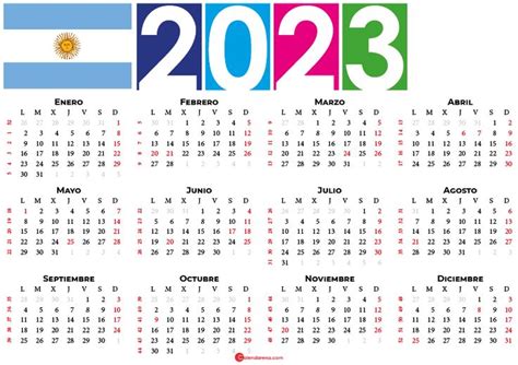 Calendario 2023 Argentina Para Imprimir Get Calendar 2023 Update