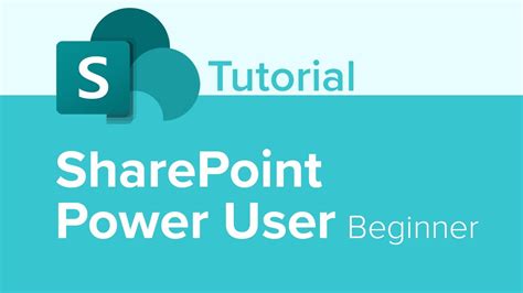 Sharepoint Power User Beginner Tutorial Youtube