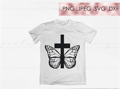 Butterfly Cross Svg Faith Svg Faith Cross Svg Christian Etsy