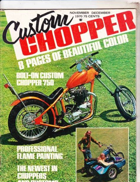 Custom Chopper Magazine November December 1970 Issue Number 1 Ebay