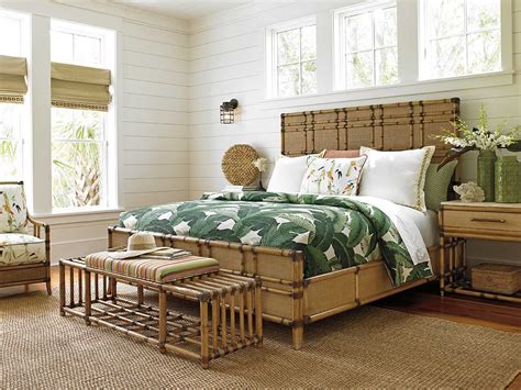 The crafters at tommy bahama know what that is, too, and they want you to be able to recreate that feeling, that moment, that environment in your own bedroom. Tommy Bahama Twin Palms Panel Bed Bedroom Set | TOTWINPBEDSET
