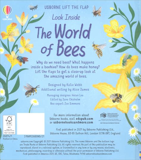Look Inside The World Of Bees Look Inside Books Edc Usborne