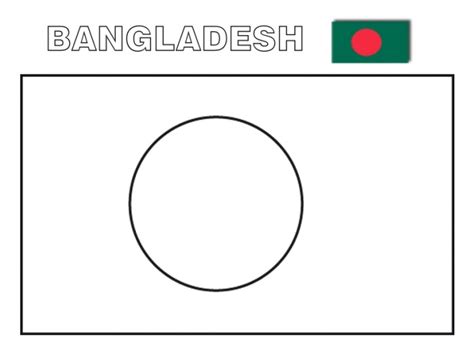 Download Geography Blog: Printable flag of bangladesh coloring page