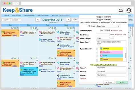 Online Calendar Sharing And Collaboration Tools Keepandshare