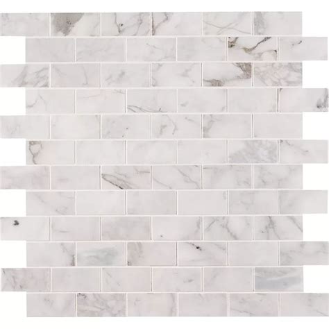 Calacatta Cressa Honed 2 X 4 Marble Look Wall And Floor Tile Marble