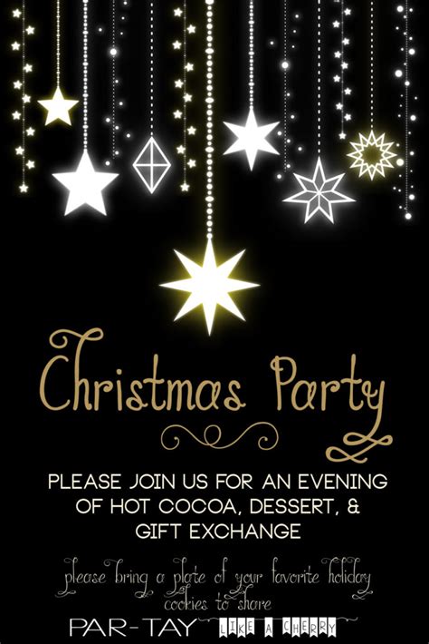 Because you can only attend so many ugly sweater parties. Free Christmas Party Invitation - Party Like a Cherry