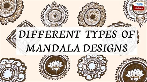 Different Types Of Mandala Designs For Beginners Basic Mehndi Figures