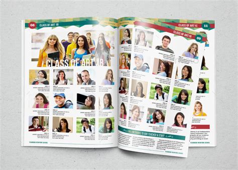 Yearbook Template Design Vol 1 By Hiro27 Graphicriver