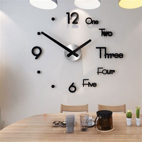 Stylish Convenient Beautiful Large Wall Clock Modern Design Clock Wall