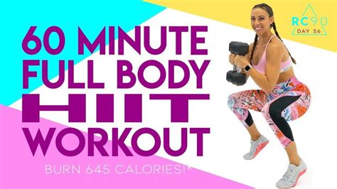 60 Minute Full Body Hiit Strong Workout Burn 645 Calories Day 56