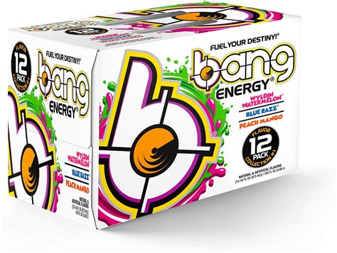 Amazon.com : Bang Energy 3 Flavor Variety Pack, Sugar-Free, Energy