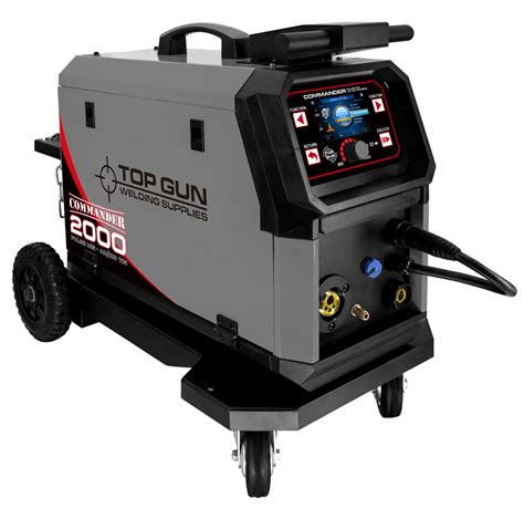 Top Gun Commander 2400 Synergic Pulse Mig, AC/DC Tig & Stick Welder
