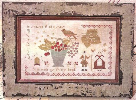 Check spelling or type a new query. Primitive Cross Stitch Pattern In Season by Brenda Gervais ...