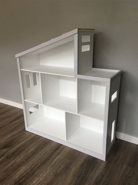 I'm done a build i've been slaving over. Large Dollhouse / Kids House Bookcase | Dollhouse bookcase ...