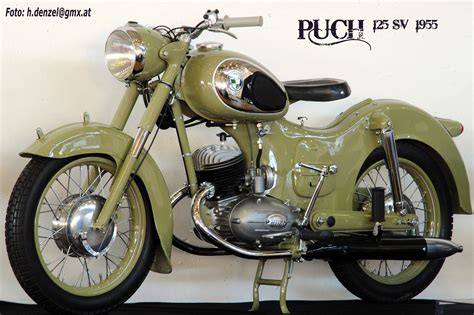 Puch 125 Sv 1955 Retrophotosy Classic Motorcycles Motorcycles