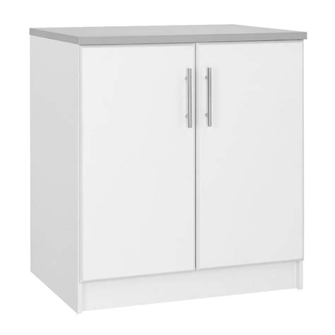 Hampton Bay 36 In H 2 Door Base Cabinet In White Thd900681ast The