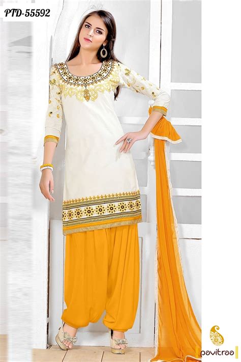 Punjabi Patiala Salwar Suits In Wholesale For New Year Women Clothing