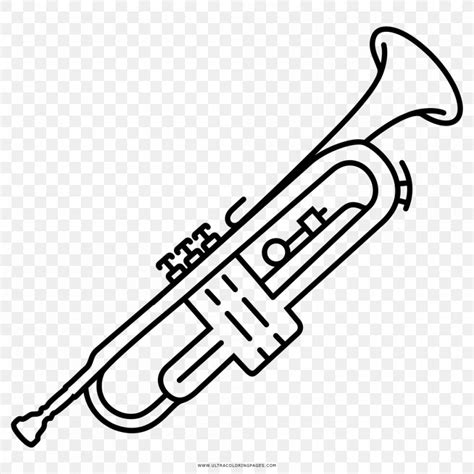 Trumpet Musical Instruments Drawing Png 1000x1000px Watercolor