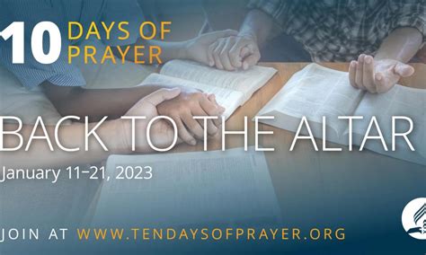 10 Days Of Prayer January 11 21 2023 Download Material Adventistnaija