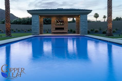 Ramada And Pool In Paradise Valley Az Copper Leaf Pools