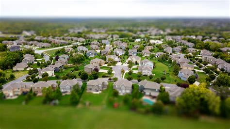 Free Stock Photo Of Aerial Photography Houses Neighborhood