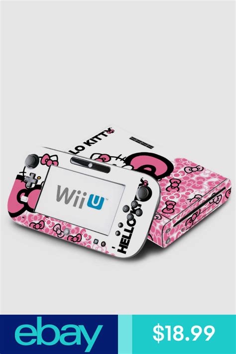 Skin Decal Cover For Nintendo Wii U Console And Gamepad