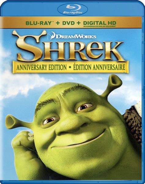 Shrek Anniversary Edition Blu Ray Dvd Digital Copy Blu Ray