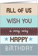 All that matters is who you can be tomorrow. Business Birthday Cards From All Of Us from Greeting Card ...