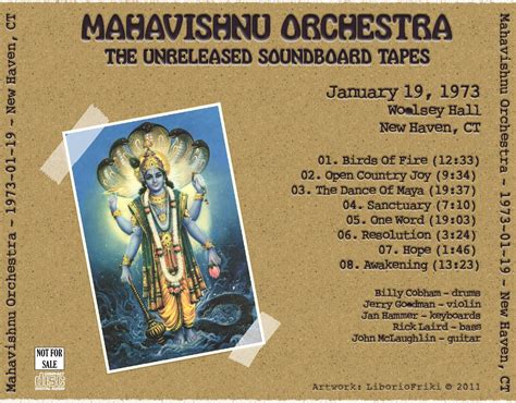Mahavishnu Orchestra 1973 01 19 New Haven Soundboard Guitars101