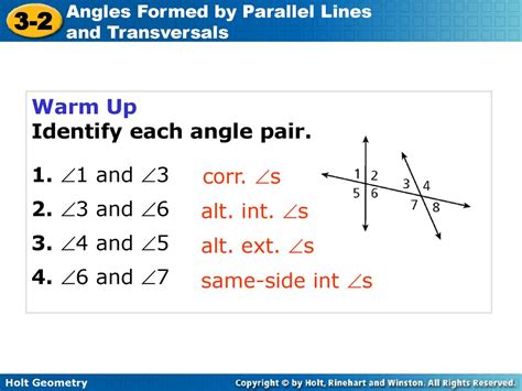 Parallel Lines Cut By A Transversal Worksheets Worksheets Library