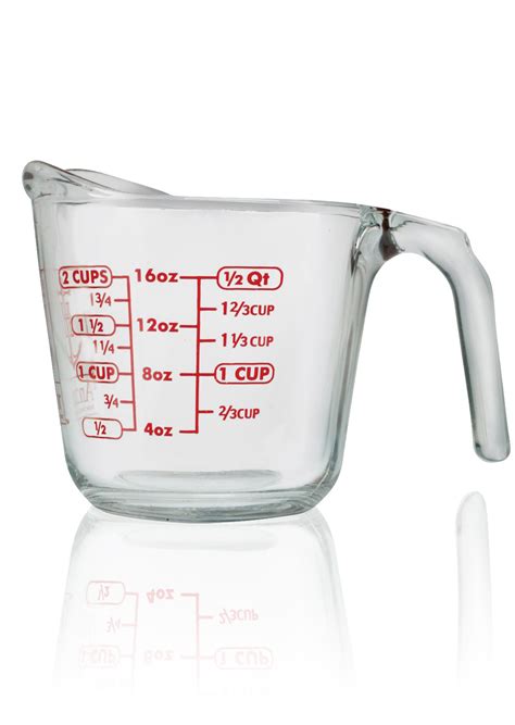 Therefore, option 'c' is correct. Ovenschaal - Keramische messen Measuring Cup 0,5 L