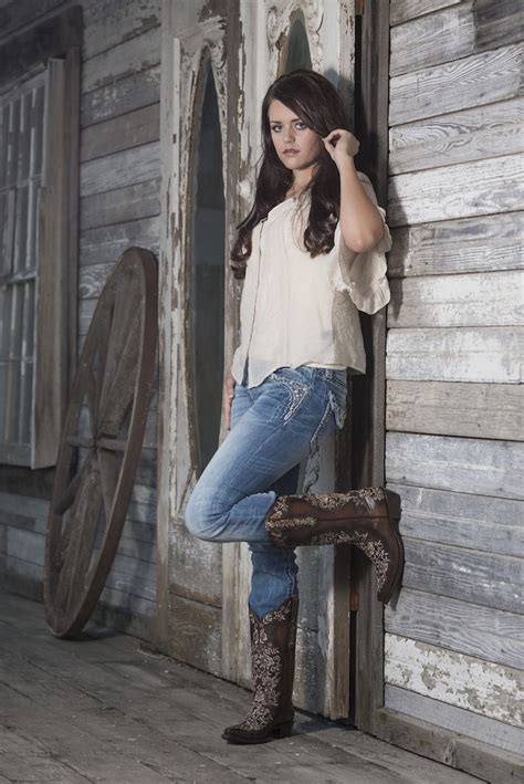 Brown with White Design Cowgirl Boots by Black Star - Cowgirl boots
