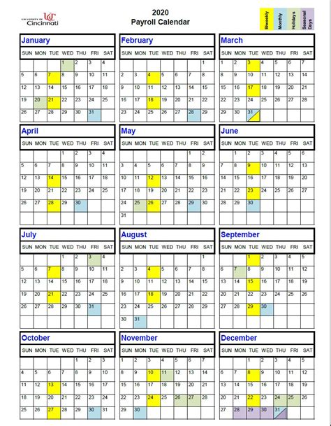 Free Printable 2021 Biweekly Payroll Calendar Template