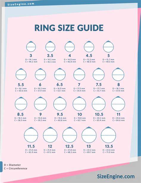 Ring Size Chart How To Measure Ring Size Printable Ring Size Chart Reverasite