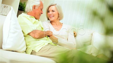Senior Couple Enjoying Retirement Relaxing At Home Stock Footage Youtube