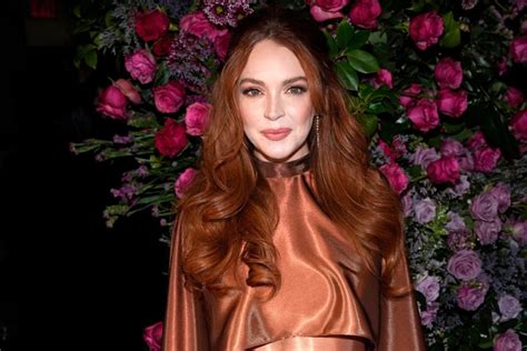 Lindsay Lohan Quinta Brunson Sit Front Row At Christian Sirianos Rosy