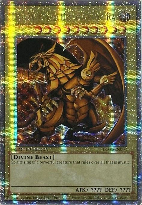 The Winged Dragon Of Ra Quarter Century Secret Rare Legendary