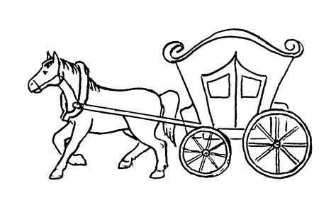 If you like horses you probably also want to learn to. Carriage Coloring Pages to download and print for free