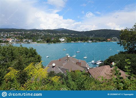 Velden Am Worther See Austria Stock Image Image Of Woerthersee