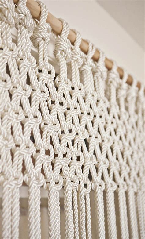 Make Your Own Macrame Curtain