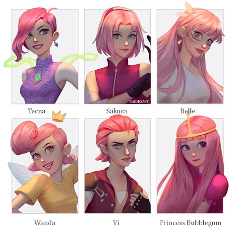 Top 48 Image Cartoon Characters With Pink Hair Vn