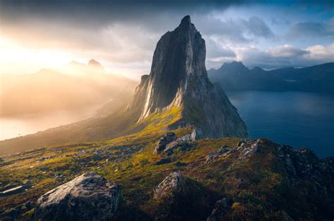 Senja Norway Camping Tours Castle In The Sky Natural Scenery