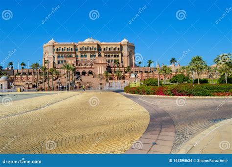 Majestic And Palatial Beach Front Hotel Known As Emirates Palace In Abu
