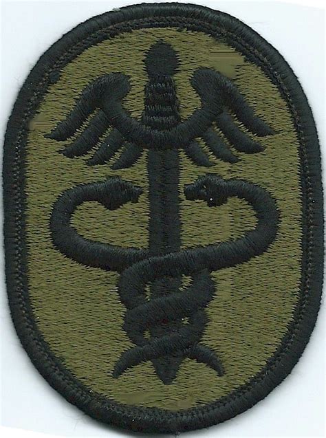 Health Services Command Us Shoulder Sleeve Insignia Insignia Army