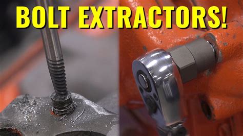 The Easiest Way To Remove A Broken Bolt Or Rounded Bolt Head Screw Bolt Extractor Kits Youtube