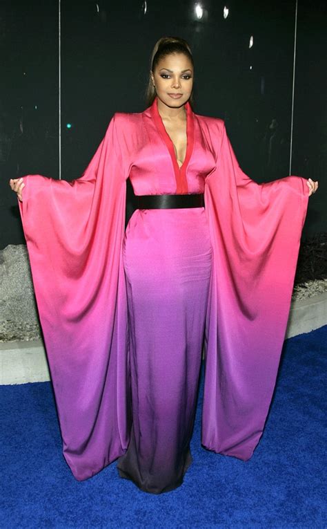Ombré Kimono From Janet Jacksons Best Looks From Red Carpet To