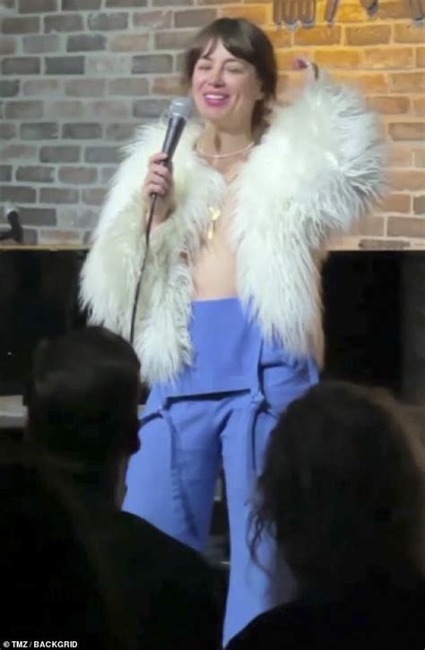 Comedian Natasha Leggero Shocks Fans By Stripping Down And Going Topless Onstage As She Follows