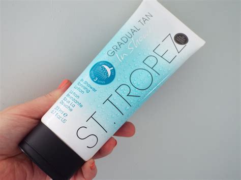 st tropez gradual tan in shower lotion review lippy in london