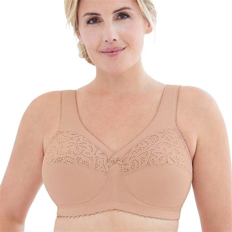 Glamorise Full Figure Magicliftcotton Wire Free Support Bra