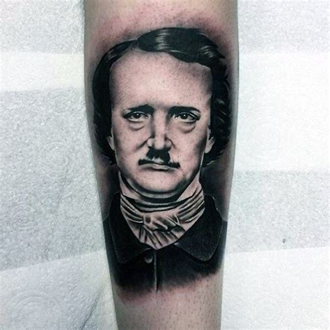 Lanonymauos on fight club tattoo; 60 Edgar Allan Poe Tattoo Designs For Men - Literature Ink ...